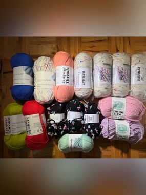 Mixed Yarn Bundle - Cotton Wool Ease Loops and threads Big Twist